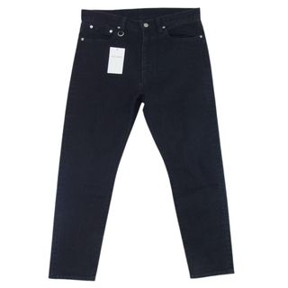 ユニフォームエクスペリメント(uniform experiment)のuniform experiment ユニフォームエクスペリメント デニムパンツ UE-222021 TAPERED ONE WASHED DENIM PANTS  デニムパンツ ブラック系 2【極上美品】【中古】(デニム/ジーンズ)