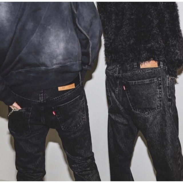 Levi's × BEAMS 501 Black DENIM W34 L28-