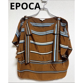エポカ(EPOCA)の【早い者勝ち】エポカ　肩リボン　デザインブラウス(シャツ/ブラウス(半袖/袖なし))