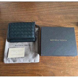 ボッテガヴェネタ(Bottega Veneta)のボッテガ　3つ折り財布　未使用　外黒色(折り財布)