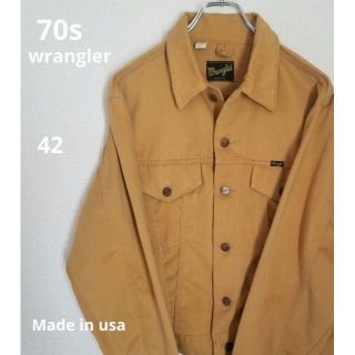 ラングラー(Wrangler)の70s wrangler ラングラー ウエスタンアウター 3rd　サイズ42(Gジャン/デニムジャケット)