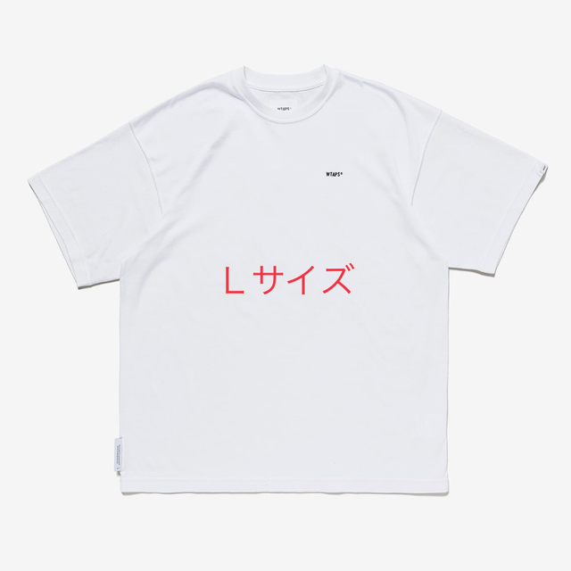 WTAPS 23ss SIGN SS COTTON Tシャツ ホワイトLネイビー