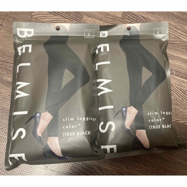 BELMISE スリムレギンス L 2枚セットの通販 by Y♡|ラクマ