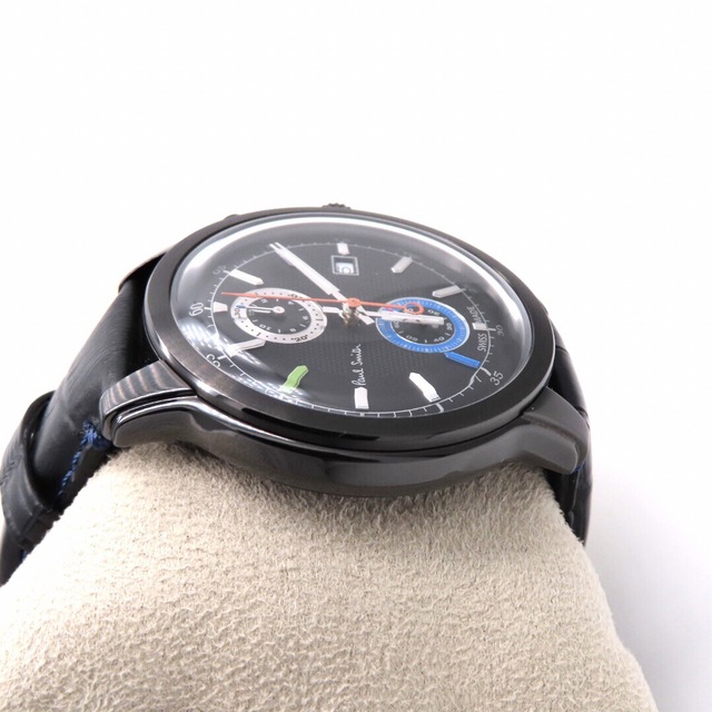 極美品 YA90 Paul Smith ポールスミス 時計 クロノ PVD-