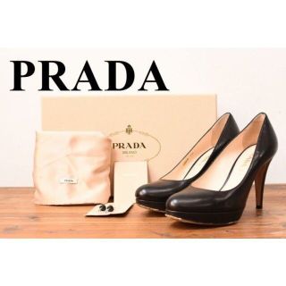 AL AB0002 高級 近年モデル PRADA プラダ ガラスレザー - ハイヒール