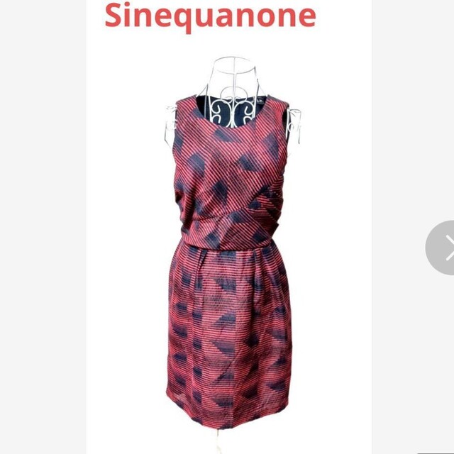 Sinequanone(シネカノン)の✨春夏✨Sinequanone★レディース★膝丈ワンピース★size36 レディースのワンピース(ひざ丈ワンピース)の商品写真