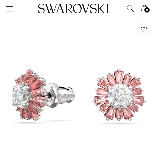 SWAROVSKI - 【新品】スワロフスキー♡ピアス♡Sunshine♡ピンクの通販 ...