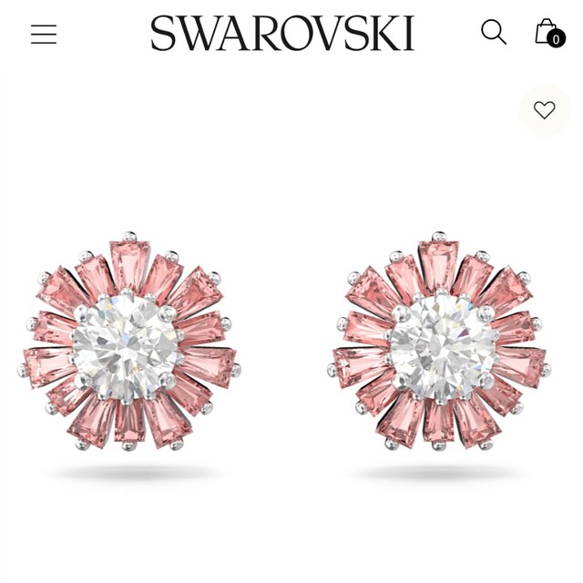 SWAROVSKI - 【新品】スワロフスキー♡ピアス♡Sunshine♡ピンクの通販 ...