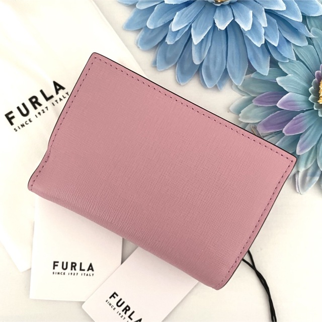 【新品】FURLA 折り財布 ピンク レザー