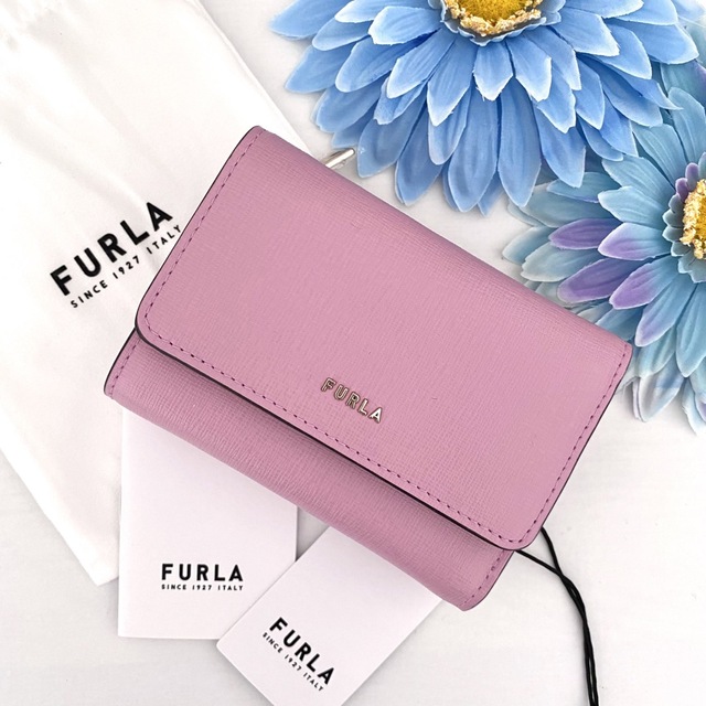 【新品】FURLA 折り財布 ピンク レザー