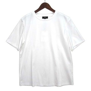 セオリー(theory)のセオリー Theory Tシャツ カットソー ロゴプリント 半袖 ホワイト S(Tシャツ(半袖/袖なし))