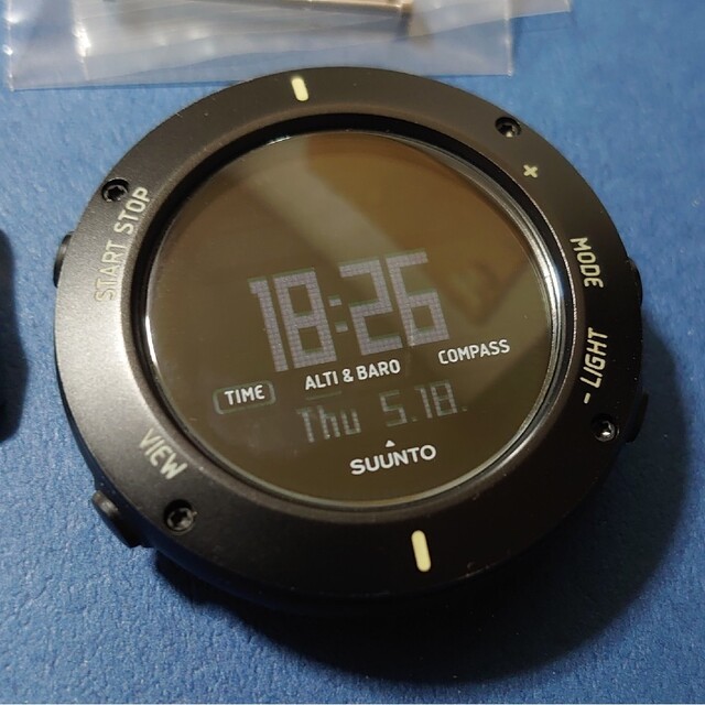 SUUNTO(スント)の★値下げ！☆未使用ベルト付！SUUNTO CORE アルティメットブラック メンズの時計(腕時計(デジタル))の商品写真
