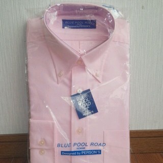 パーソンズ(PERSON'S)のピンク　ワイシャツ(シャツ)