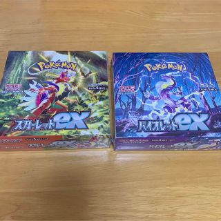 スカーレットex バイオレットex 各1BOX計2BOX 未開封シュリンク付き(Box/デッキ/パック)