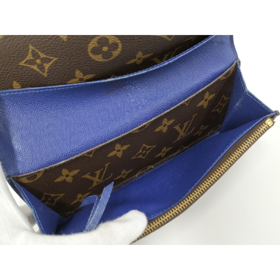 LOUIS VUITTON(ルイヴィトン)のLOUIS VUITTON ポルトフォイユ エミリー モノグラム 二つ折り財布 レディースのファッション小物(財布)の商品写真