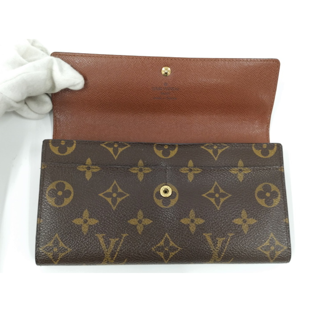 LOUIS VUITTON ポシェット ポルト モネ クレディ 二つ折り 長財布