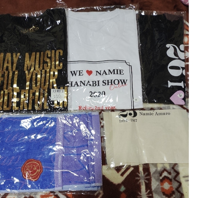 安室奈美恵fan space Tシャツ3枚25周年　新品未使用未開封