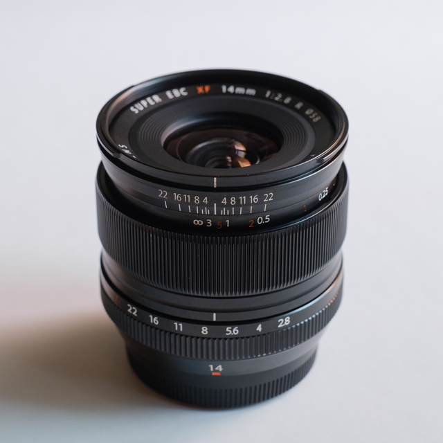 美品 富士フイルム FUJINON XF14mm F2.8