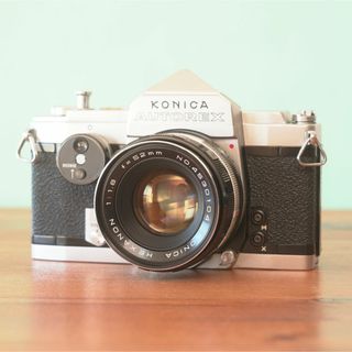 コニカミノルタ(KONICA MINOLTA)の動作確認済◎コニカ AUTOREX × 52mm f1.8 フィルムカメラ 45(フィルムカメラ)