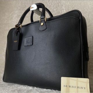 バーバリー(BURBERRY)の【極美品】BURBERRY バーバリー ビジネスバッグ 黒(ビジネスバッグ)