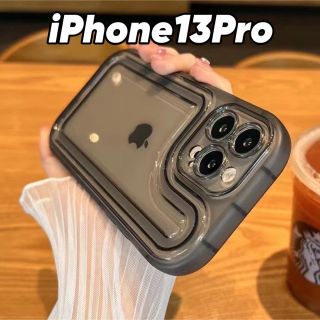 iPhone13Proケース 耐衝撃 ブラック iPhone ケース(iPhoneケース)