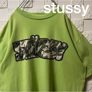 ステューシー(STUSSY)のstussy ステューシー Tシャツ 黄緑(Tシャツ/カットソー(半袖/袖なし))