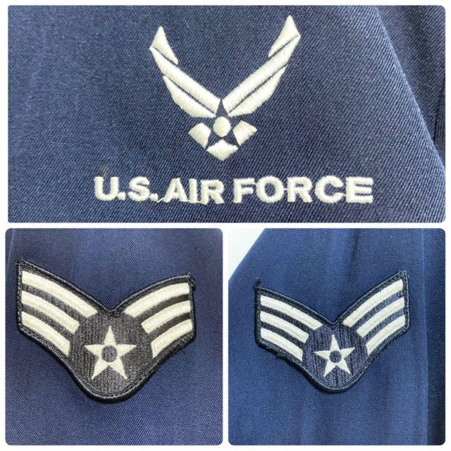 激レア◎U.S.AIR FORCE◎米空軍◎フライトジャケット◎紺◎インナー付
