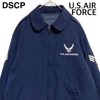 激レア◎U.S.AIR FORCE◎米空軍◎フライトジャケット◎紺◎インナー付