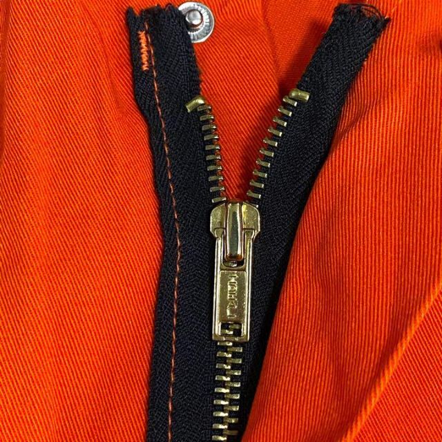 古着 90s つなぎ　囚人　ワーク　ポケット　IDEAL　ジップ ビンテージ メンズのパンツ(サロペット/オーバーオール)の商品写真