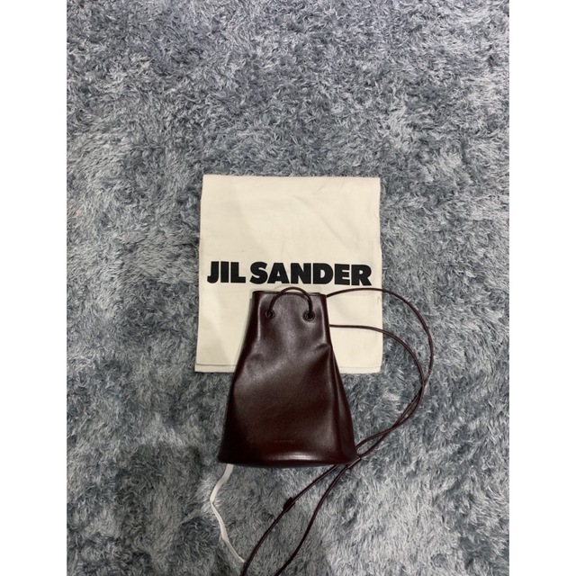 Jil Sander(ジルサンダー)のJIL SANDER ドローストリングバッグ レザー 巾着バッグ  メンズのバッグ(ショルダーバッグ)の商品写真