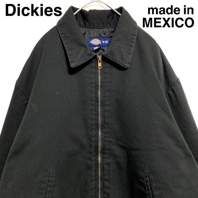 激レア◎メキシコ製◎Dickies◎厚手◎カバーオール◎ワークジャケット◎黒◎