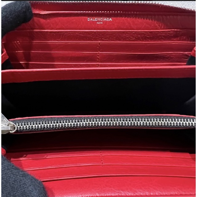 BALENCIAGA 長財布 (レッド) ※付属品:箱 バレンシアガ