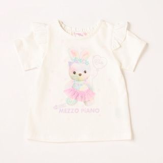 メゾピアノ(mezzo piano)のラスト1点！110㎝　うさぎTシャツ(Tシャツ/カットソー)