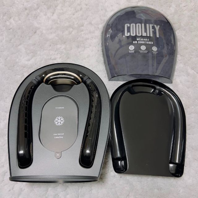 coolify TORRAS ネッククーラー 首掛け 半導体冷却 スマホ/家電/カメラの冷暖房/空調(扇風機)の商品写真