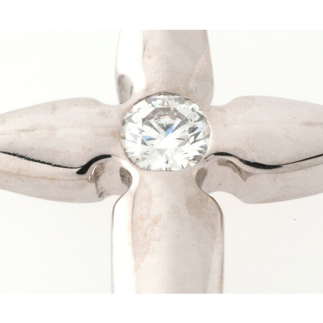 K18 WG ダイヤモンド ペンダント【中古】01-b142392 レディースのアクセサリー(ネックレス)の商品写真