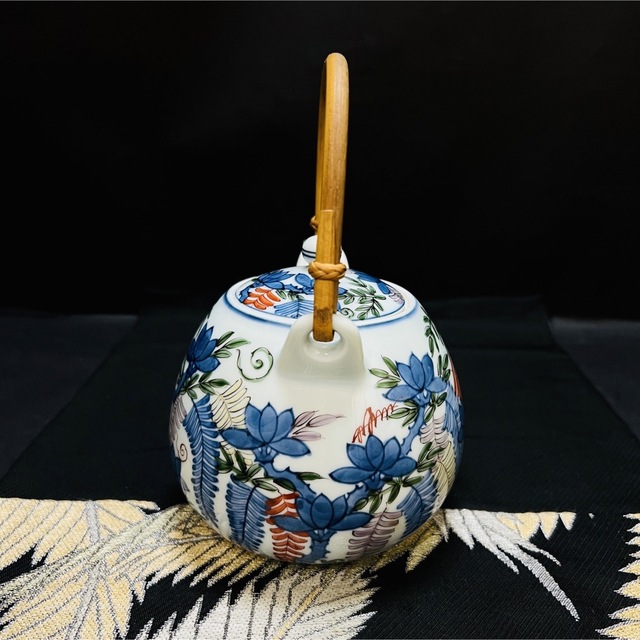 有田焼 源右衛門窯 染錦藤絵 茶器 急須 1客 - 食器