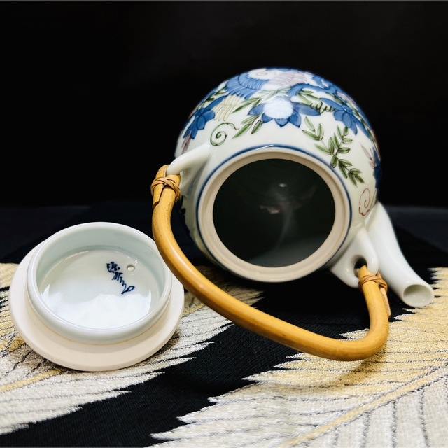 有田焼 源右衛門窯 染錦藤絵 茶器 急須 1客 - 食器