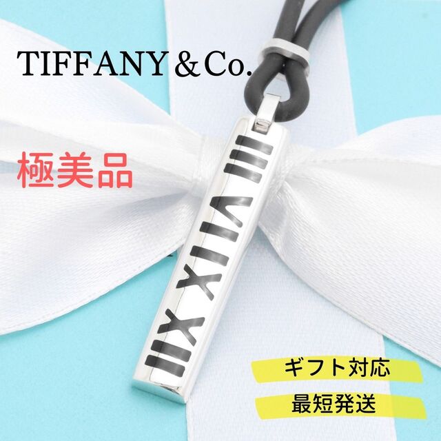 【極美品】TIFFANY&Co. アトラス ニューメリック ラバー ネックレス