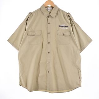 コロンビア(Columbia)の古着 コロンビア Columbia sports wear company 半袖 コットンシャツ メンズXL /eaa336248(シャツ)