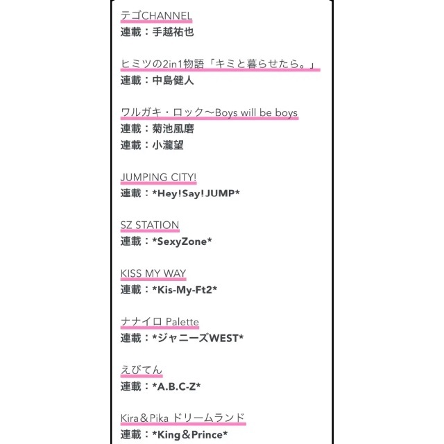 101 MYOJO 2019年3月号表紙:King&Prince ピンナップ付き