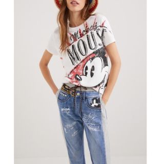 デシグアル(DESIGUAL)の新品✨タグ付き♪未使用　デシグアル　ディズニー　ミッキーコラボ  Tシャツ(Tシャツ(半袖/袖なし))