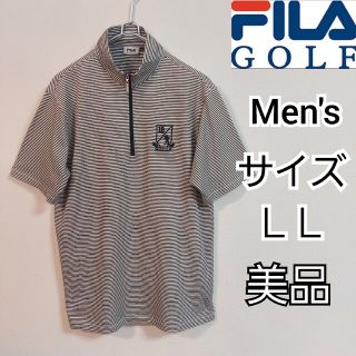 フィラ(FILA)の【FILA GOLF】美品フィラゴルフ/ハーフジップ半袖ゴルフウェア/メンズＬＬ(ウエア)