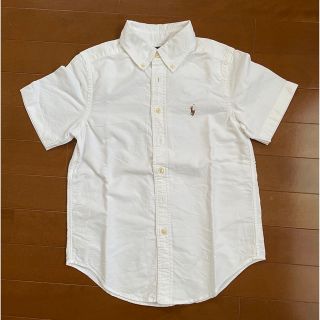 ポロラルフローレン(POLO RALPH LAUREN)のラルフローレン　白　オックスフォード半袖シャツ140cm(ブラウス)