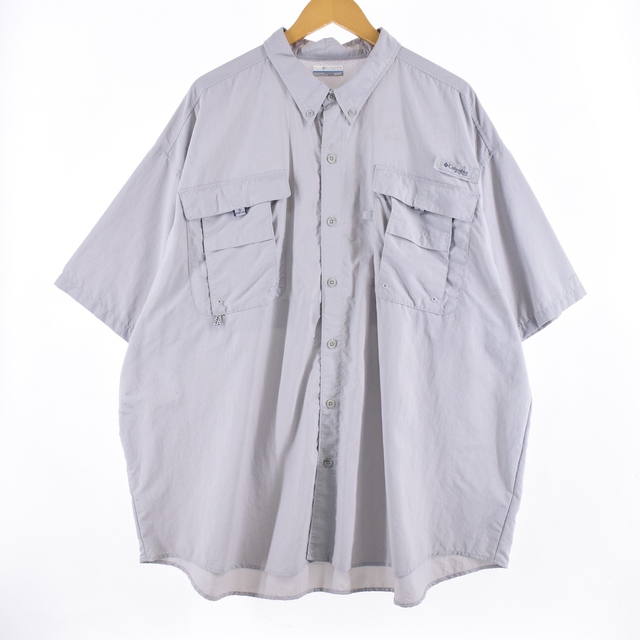 ビックサイズ コロンビア Columbia PFG 半袖 フィッシングシャツ メンズXXXL /eaa335001