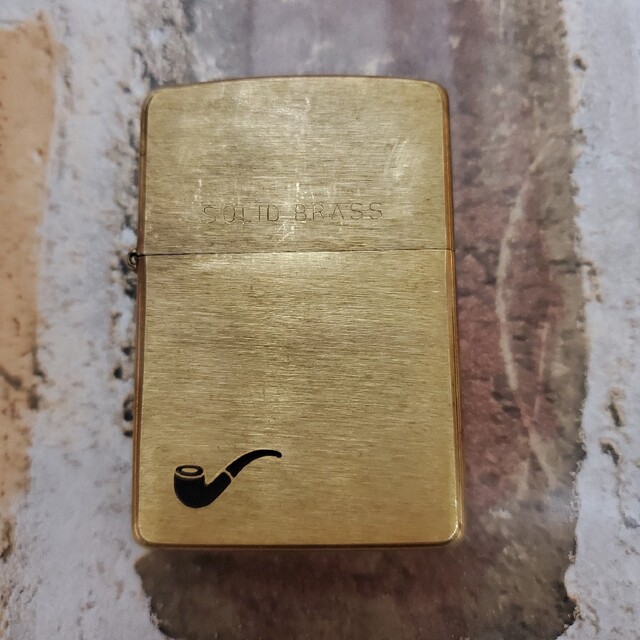 zippo  パイプライター　SOLID BRASS