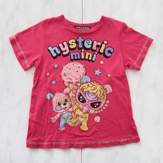 ヒステリックミニ(HYSTERIC MINI)のヒステリックミニ ヒステリックグラマー ピンク Tシャツ Mini 90cm(Tシャツ/カットソー)