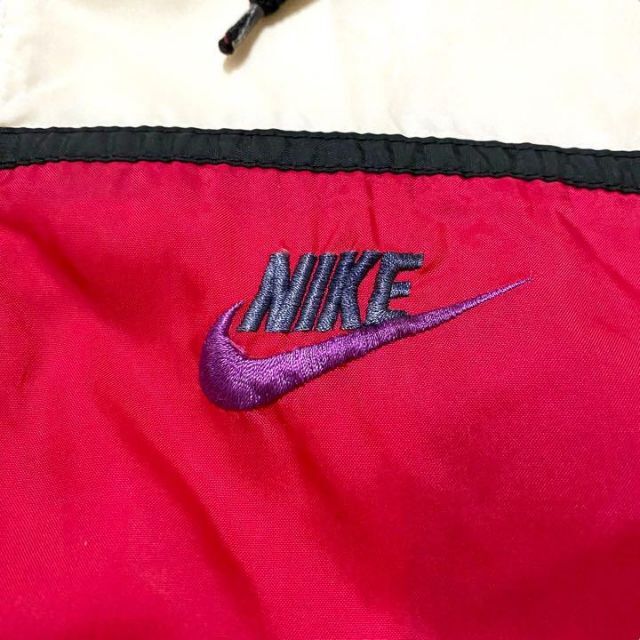 NIKE - 古着 NIKE 90s ナイキ ロゴ ナイロンジャケット トラック