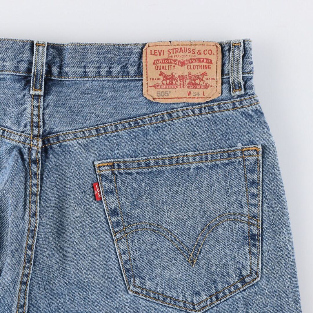 Levi's(リーバイス)の古着 リーバイス Levi's 505 REGULAR FIT デニムショーツ ショートパンツ メンズw34 /eaa337059 メンズのパンツ(ショートパンツ)の商品写真