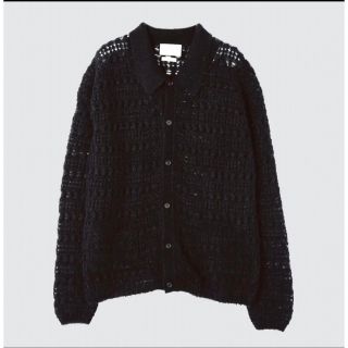 ヨーク(YOKE)のYOKE MOHAIR SILK MESH KNIT SHIRT (カーディガン)