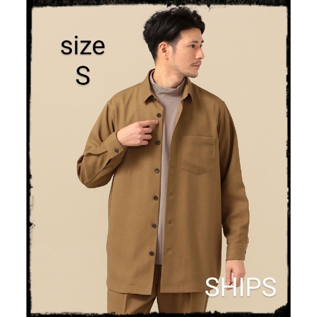 SHIPS: セットアップ対応 リラックス レギュラーカラー シャツ